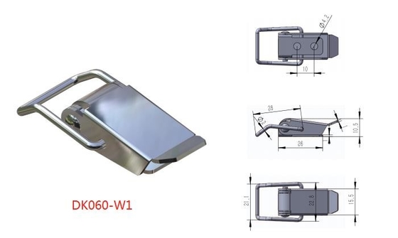 DK060-W1 Paslanmaz Çelik Çekme mandalı İzleme Ekipmanı için Geçiş Mandalı