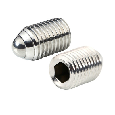 M4 Küresel Burun Geri Çekilebilir Yaylı Piston, Bilyalı Paslanmaz Çelik